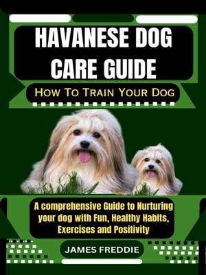 cover image of Havanese    Dog care guide